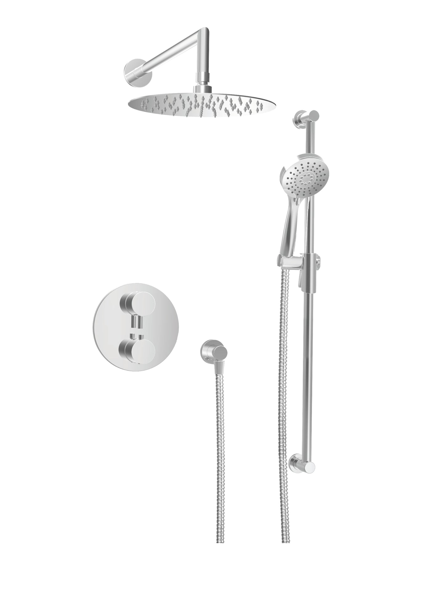 Baril - Zip B66 Trim only for thermostatic pressure balanced shower kit