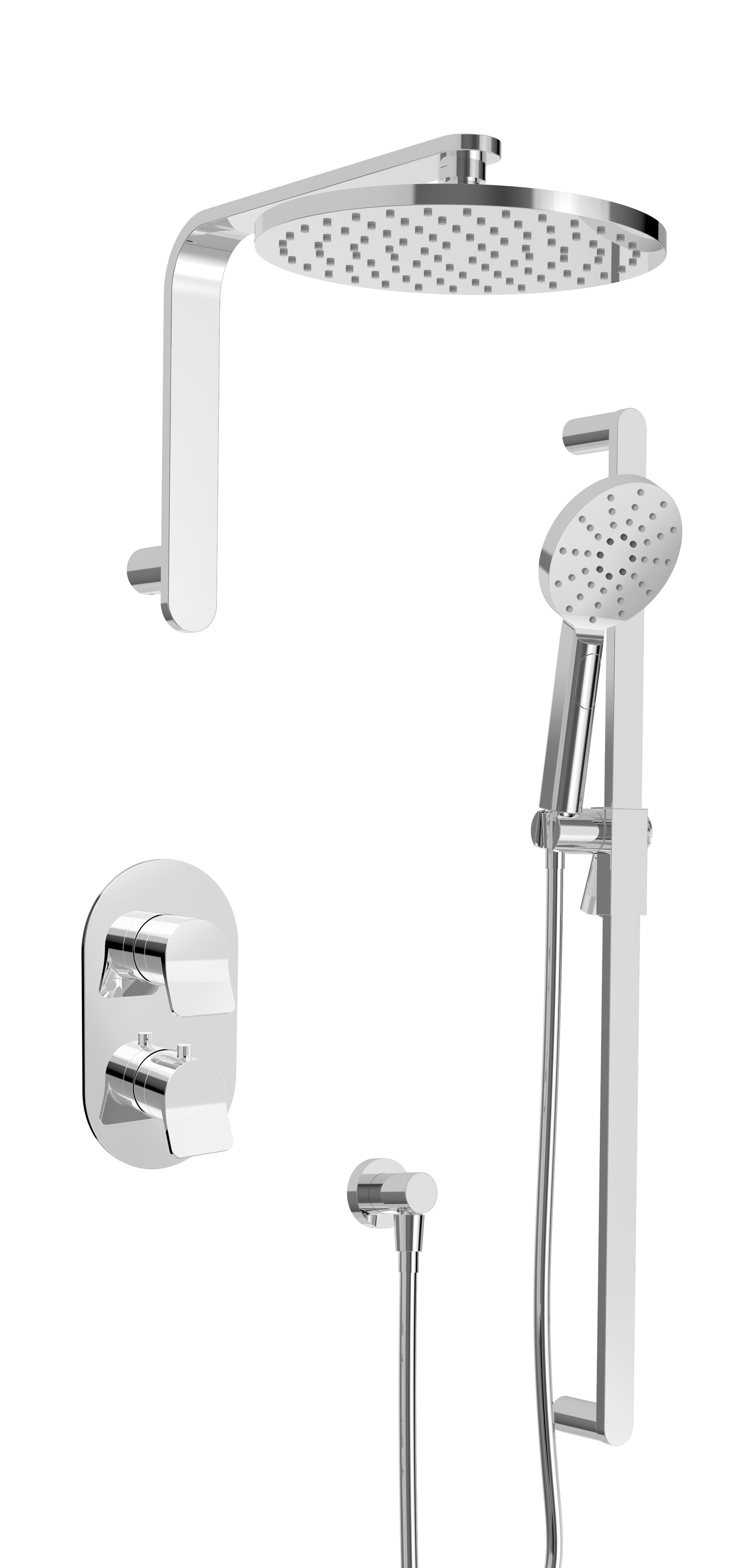 Baril - Profile B46 Complete thermostatic pressure balanced shower kit