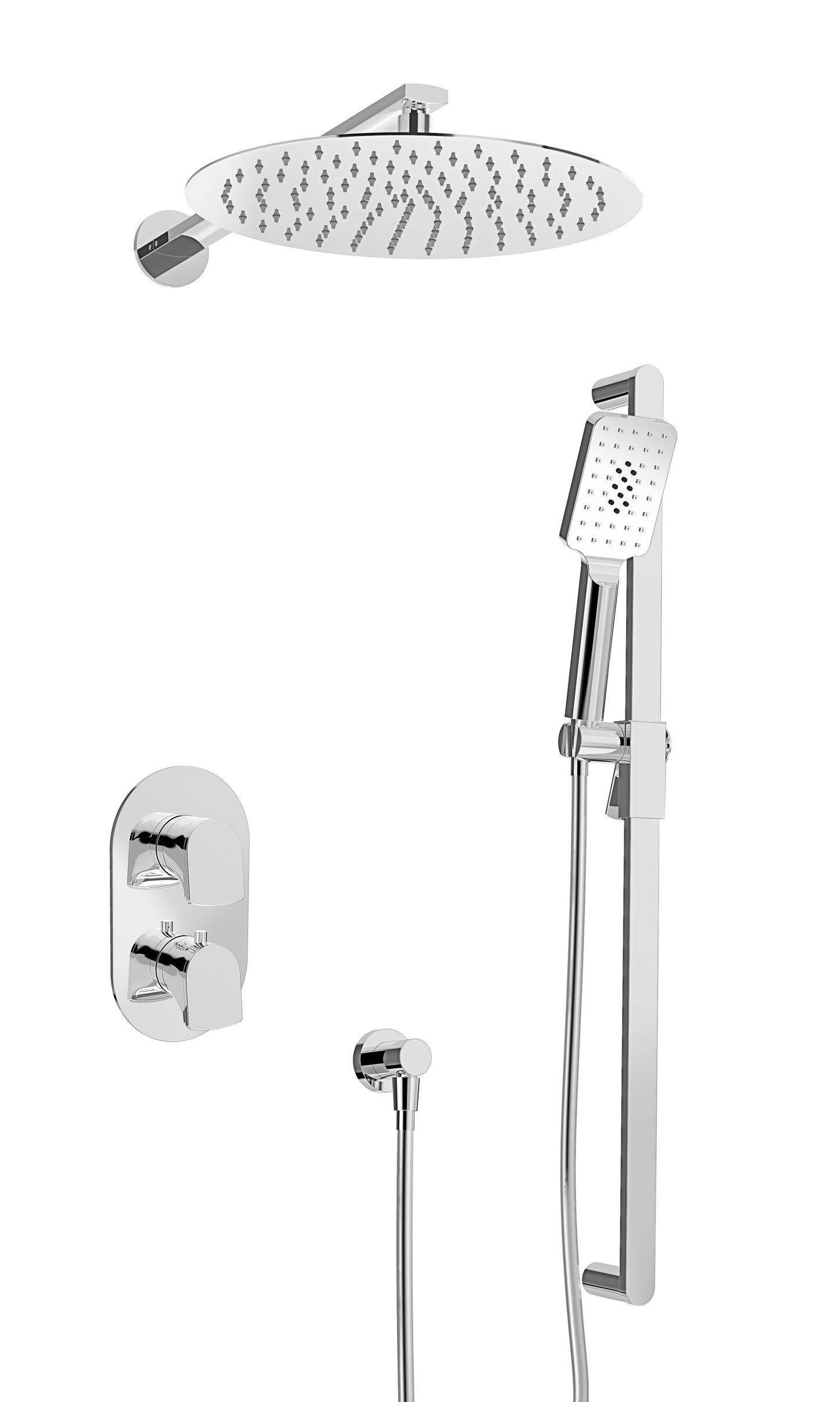 Baril - Accent B56 Trim only for thermostatic pressure balanced shower kit