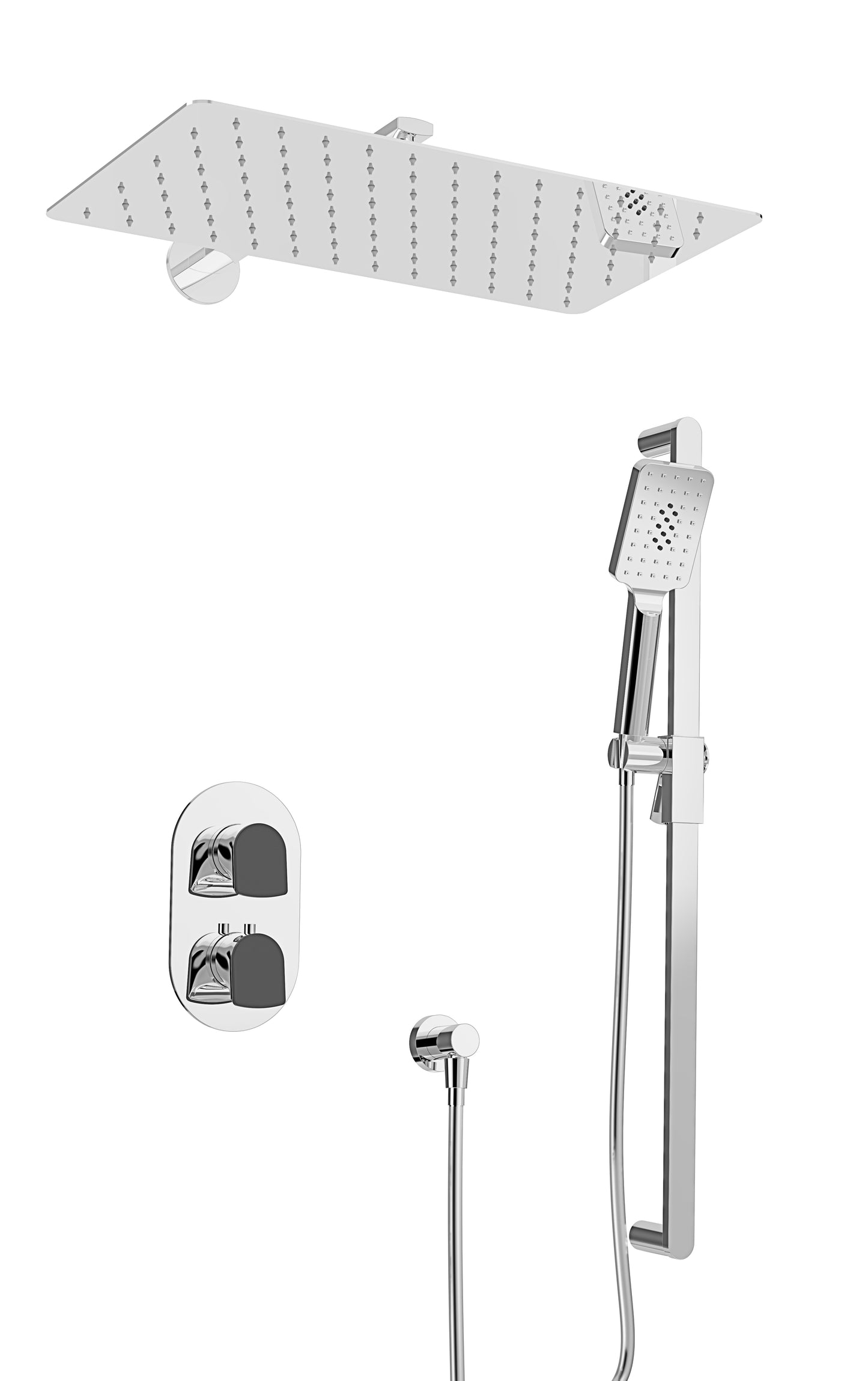 Baril - Accent B56 Trim only for thermostatic pressure balanced shower kit