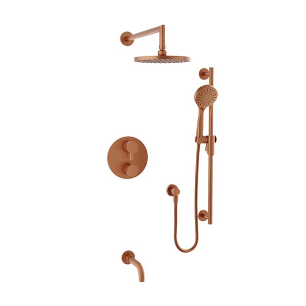 Baril - Zip B66 Complete thermostatic pressure-balanced shower kit