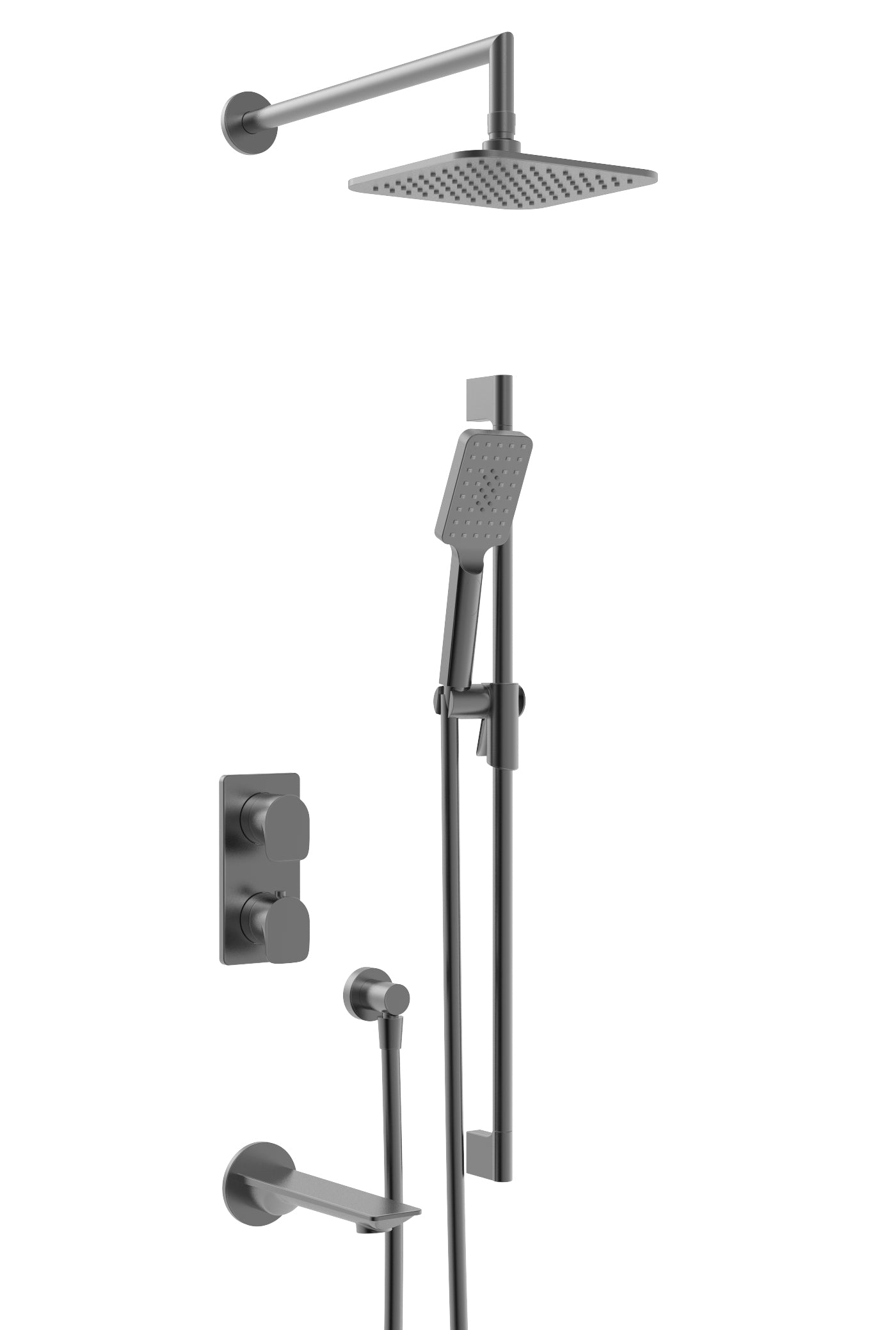 Baril - Petite B04 Trim only for thermostatic pressure balanced shower kit