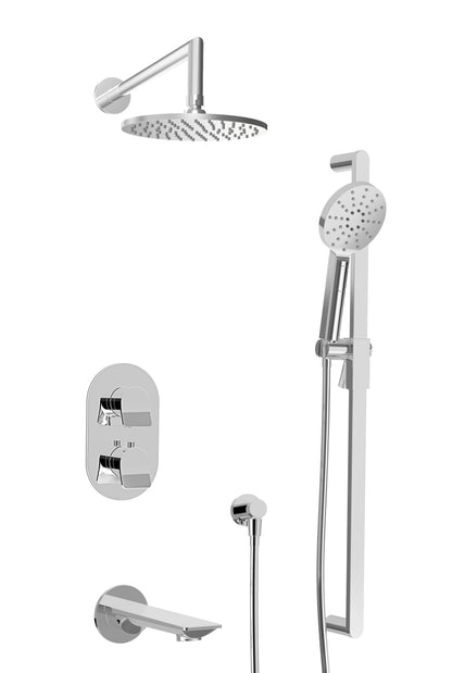 Baril - Profile B46 Complete thermostatic pressure balanced shower kit