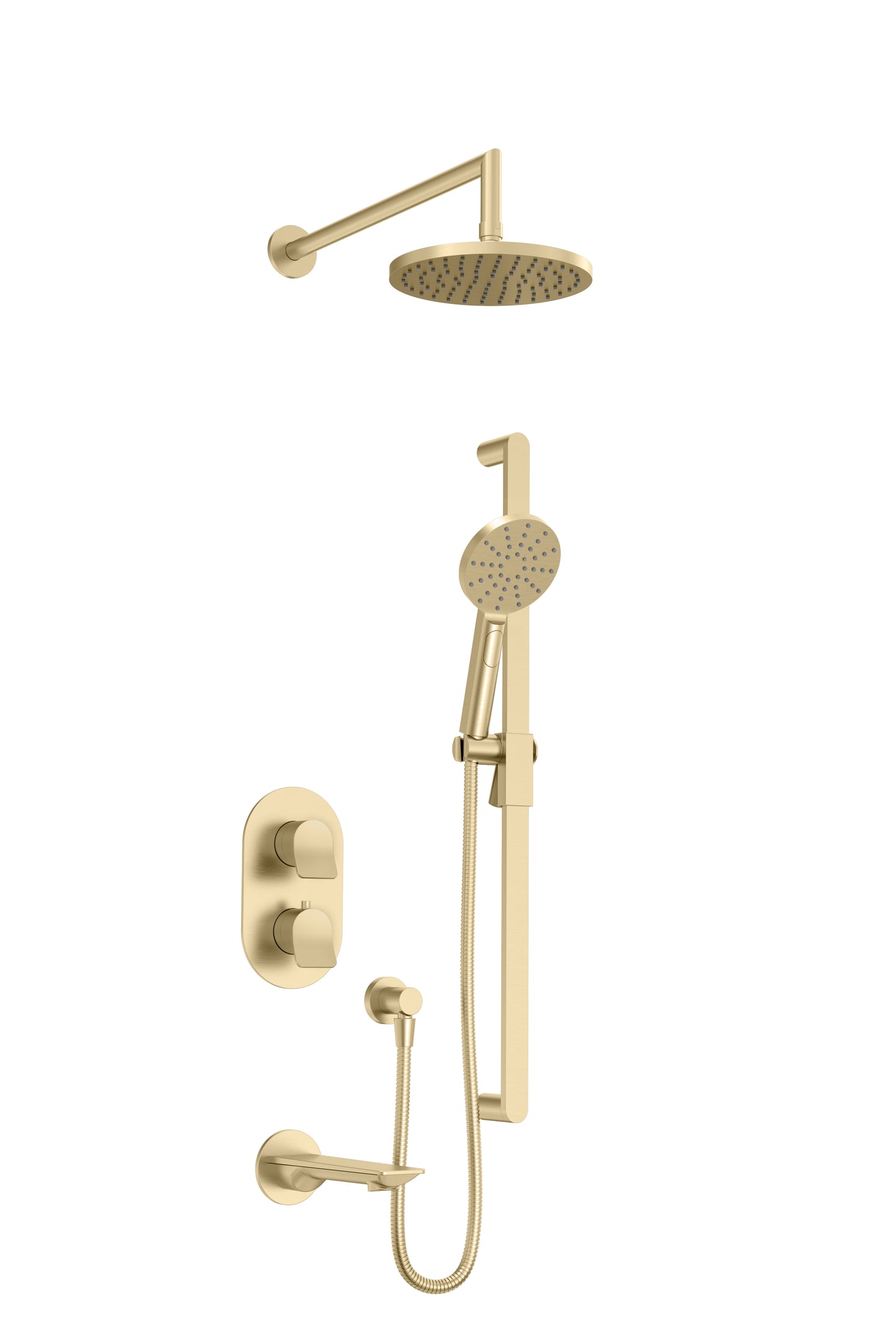 Baril - Profile B46 Trim only for thermostatic pressure balanced shower kit
