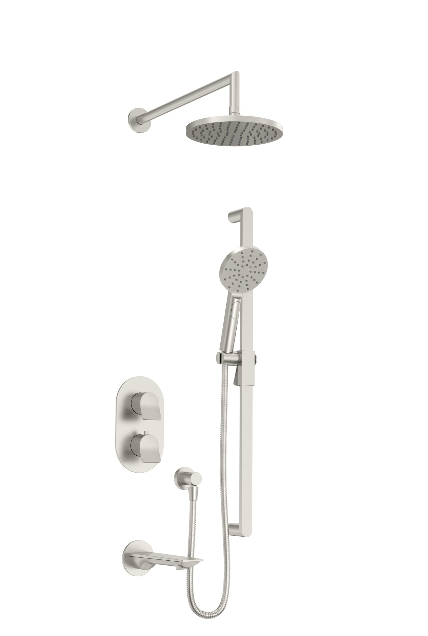 Baril - Profile B46 Trim only for thermostatic pressure balanced shower kit