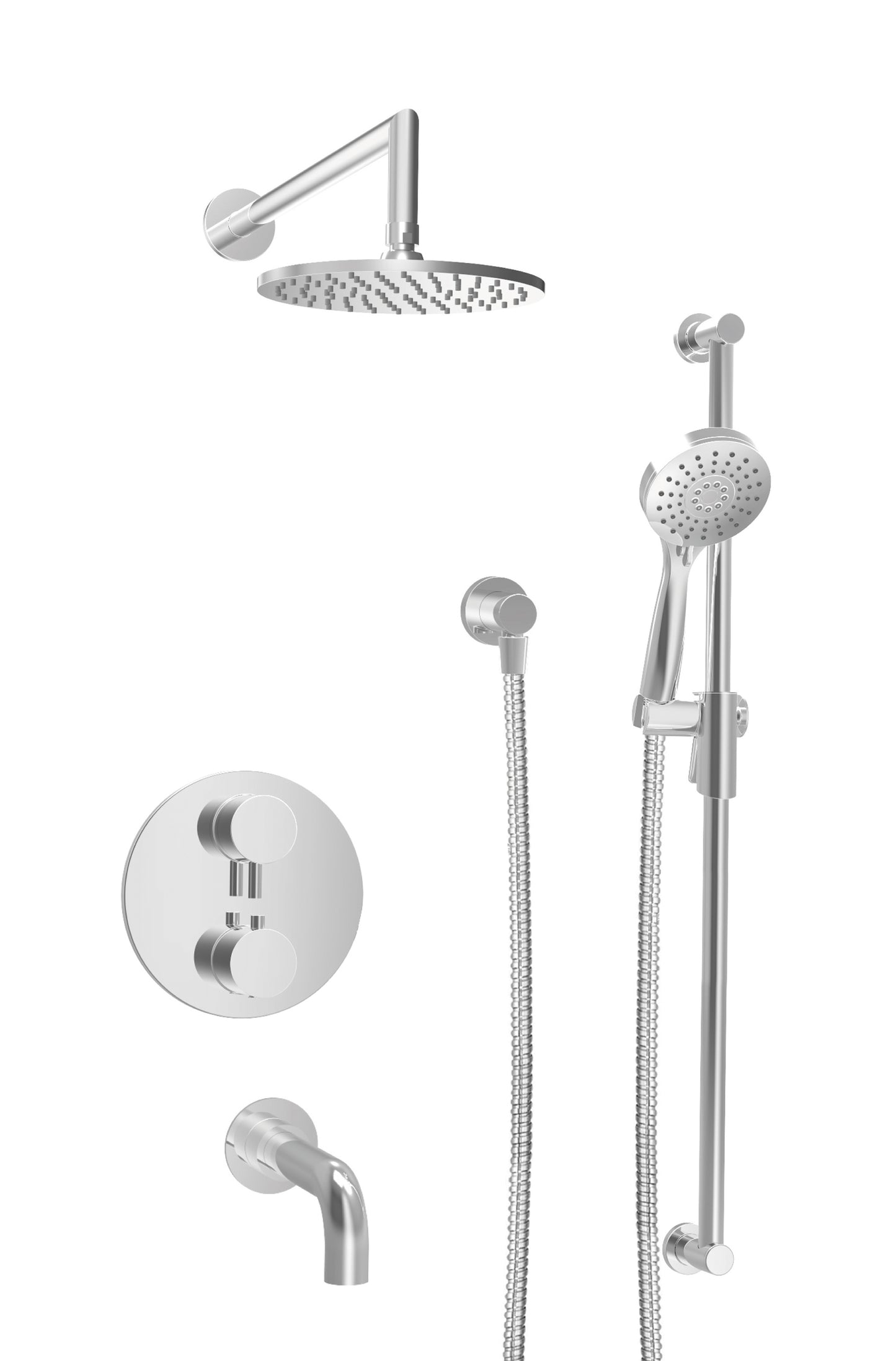 Baril - Zip B66 Trim only for thermostatic pressure balanced shower kit