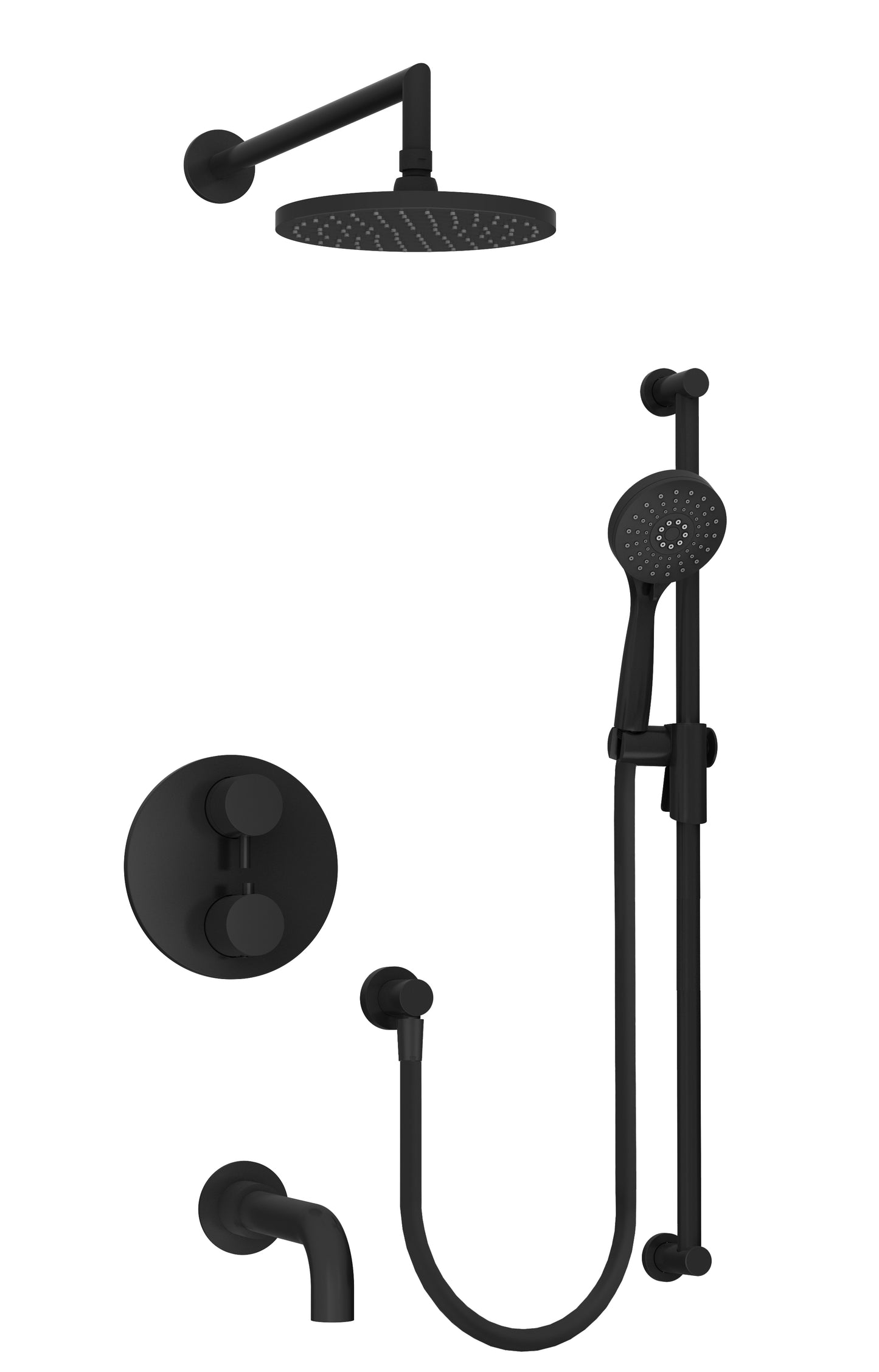 Baril - Zip B66 Trim only for thermostatic pressure balanced shower kit