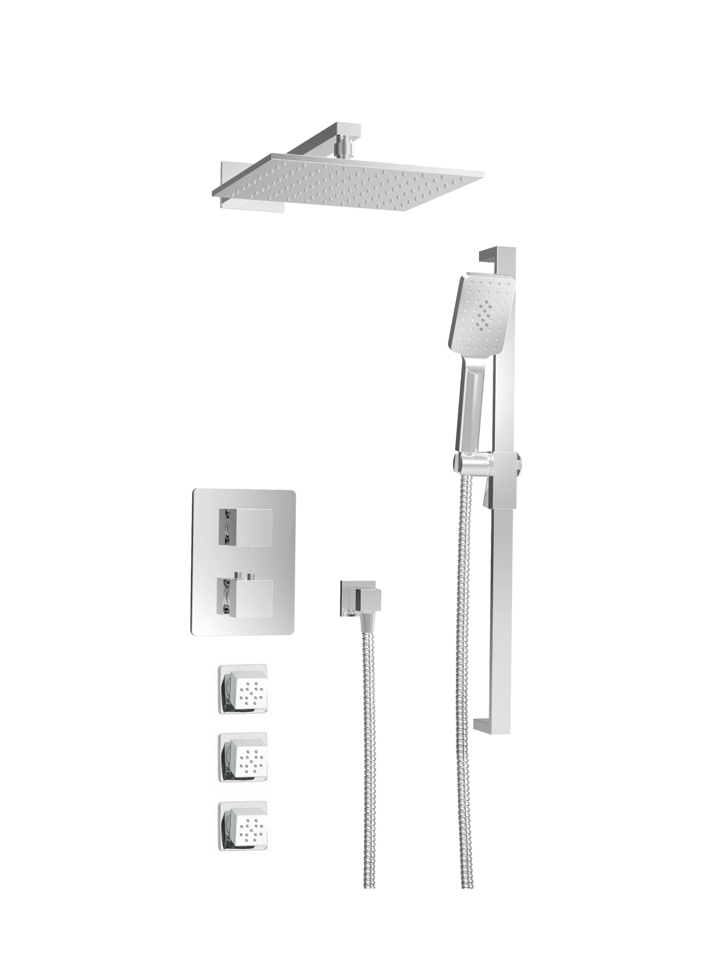 Baril - Rec B05 Trim only for thermostatic pressure balanced shower kit