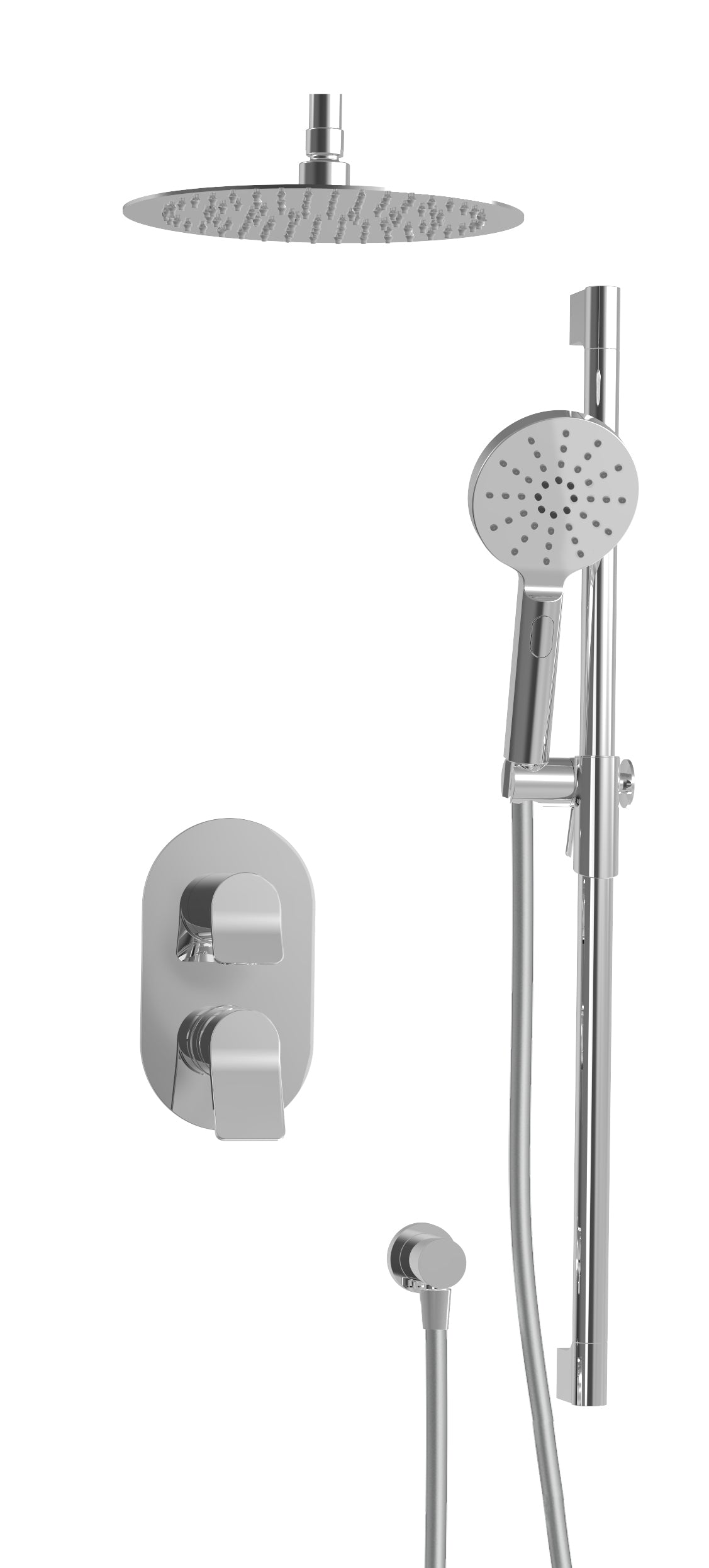 Baril - Profile B46 Trim only for pressure balanced shower kit
