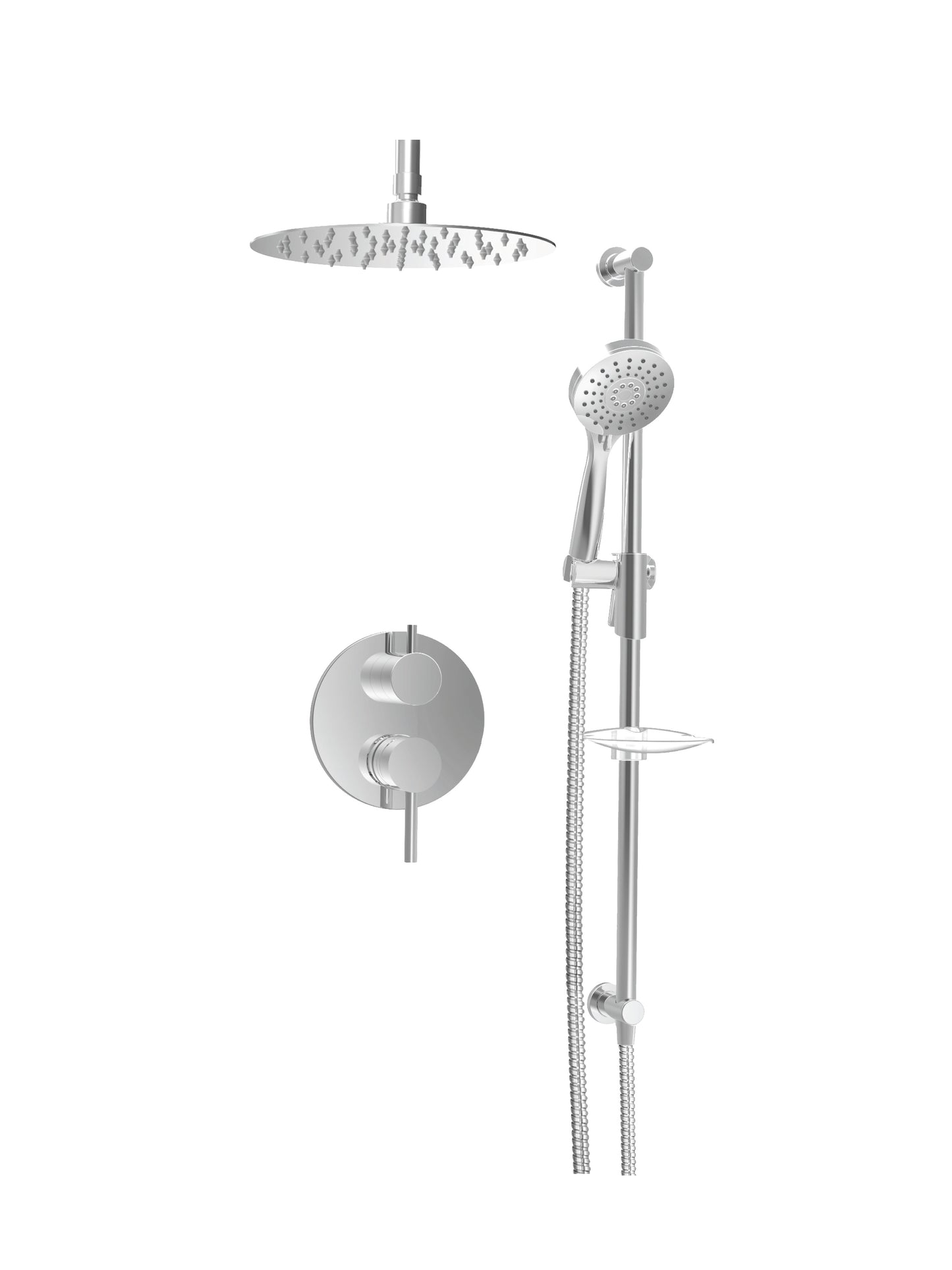 Baril - Zip B66 Trim only for pressure balanced shower kit