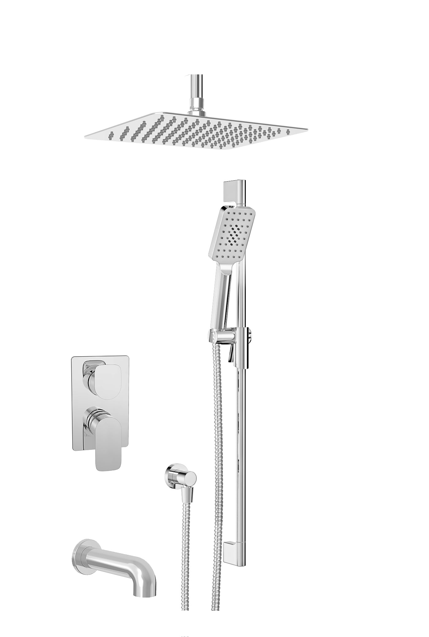 Baril - Petite B04 Trim only for pressure-balanced shower kit