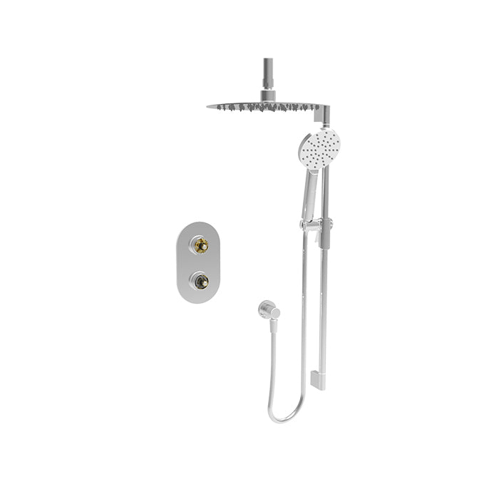 Baril - Air B80 Complete thermostatic pressure balanced shower kit (without handle)