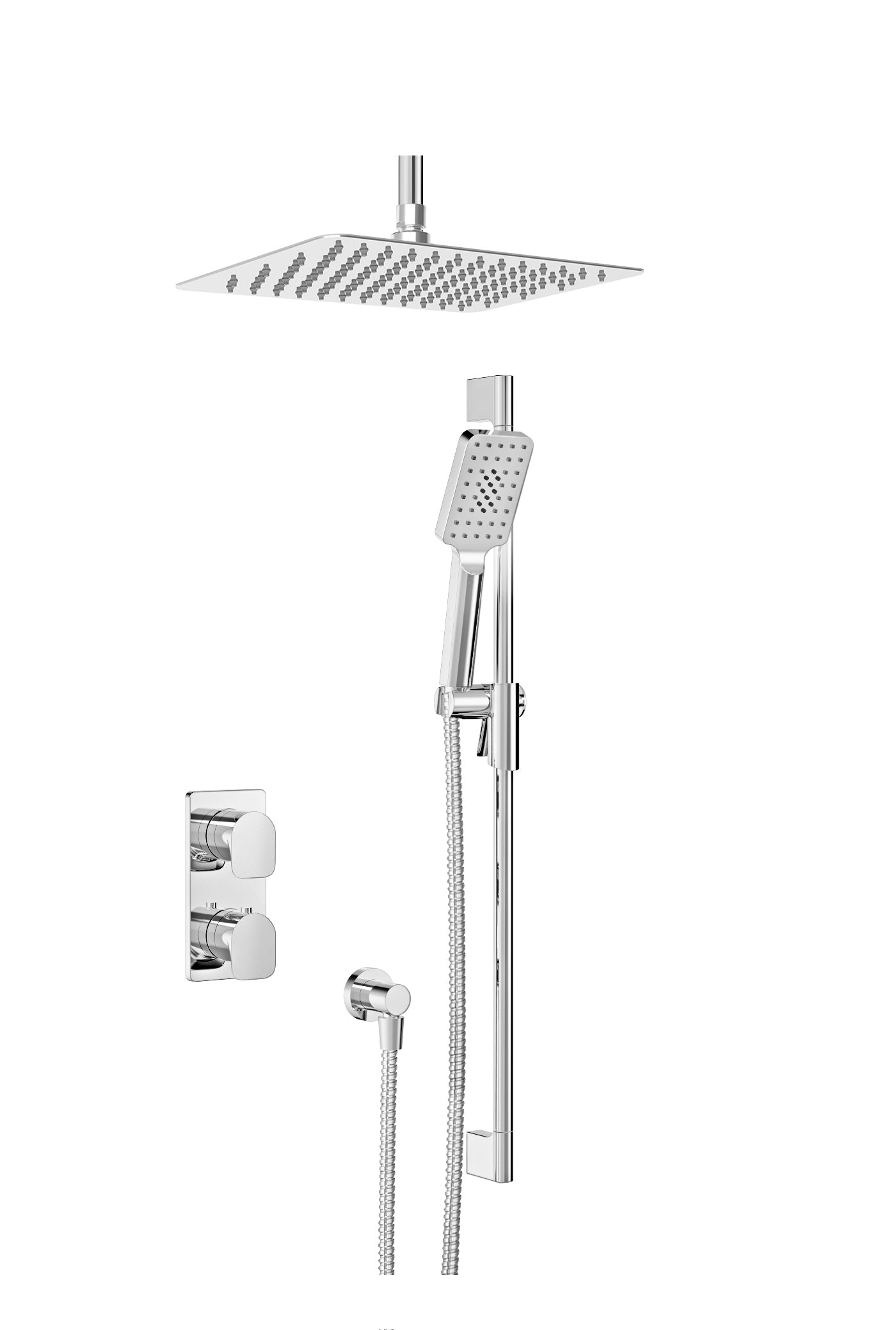 Baril - Petite B04 Trim only for thermostatic pressure balanced shower kit