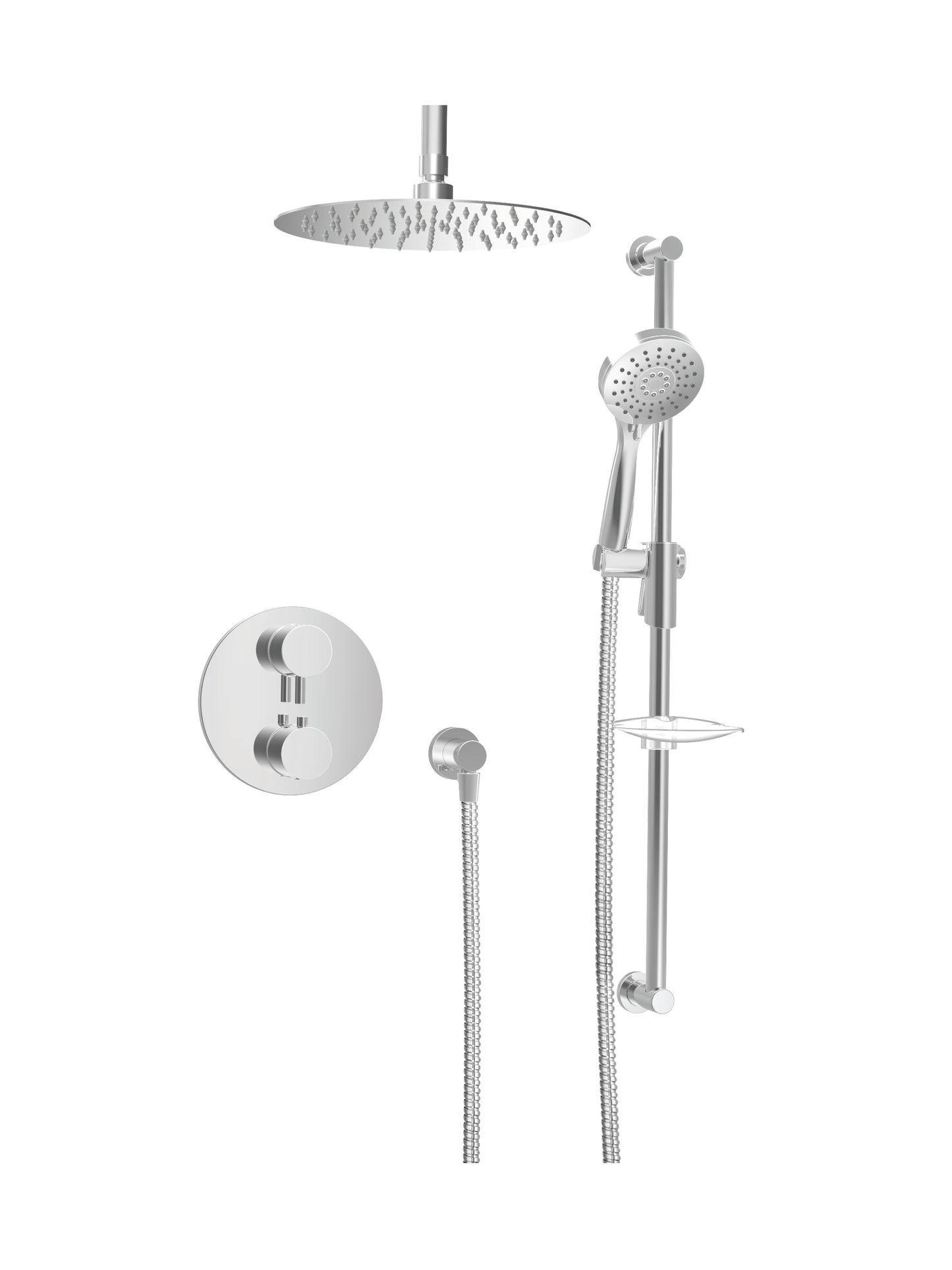 Baril - Zip B66 Trim only for thermostatic pressure balanced shower kit