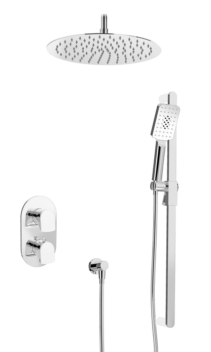 Baril - Accent B56 Complete thermostatic pressure balanced shower kit