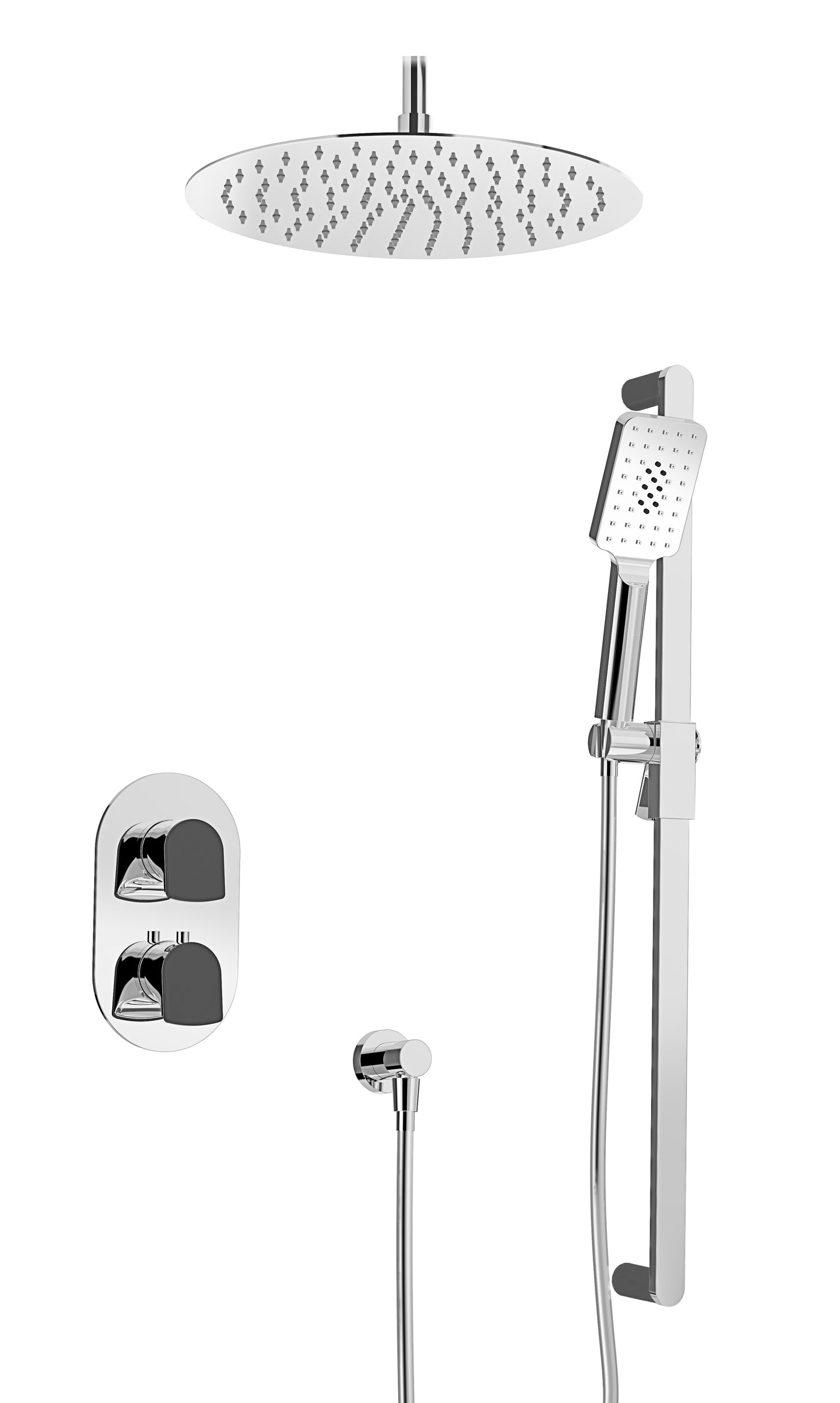 Baril - Accent B56 Trim only for thermostatic pressure balanced shower kit