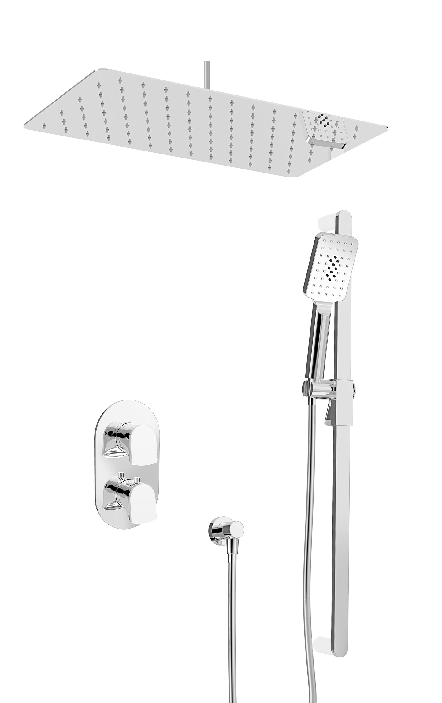 Baril - Accent B56 Complete thermostatic pressure balanced shower kit