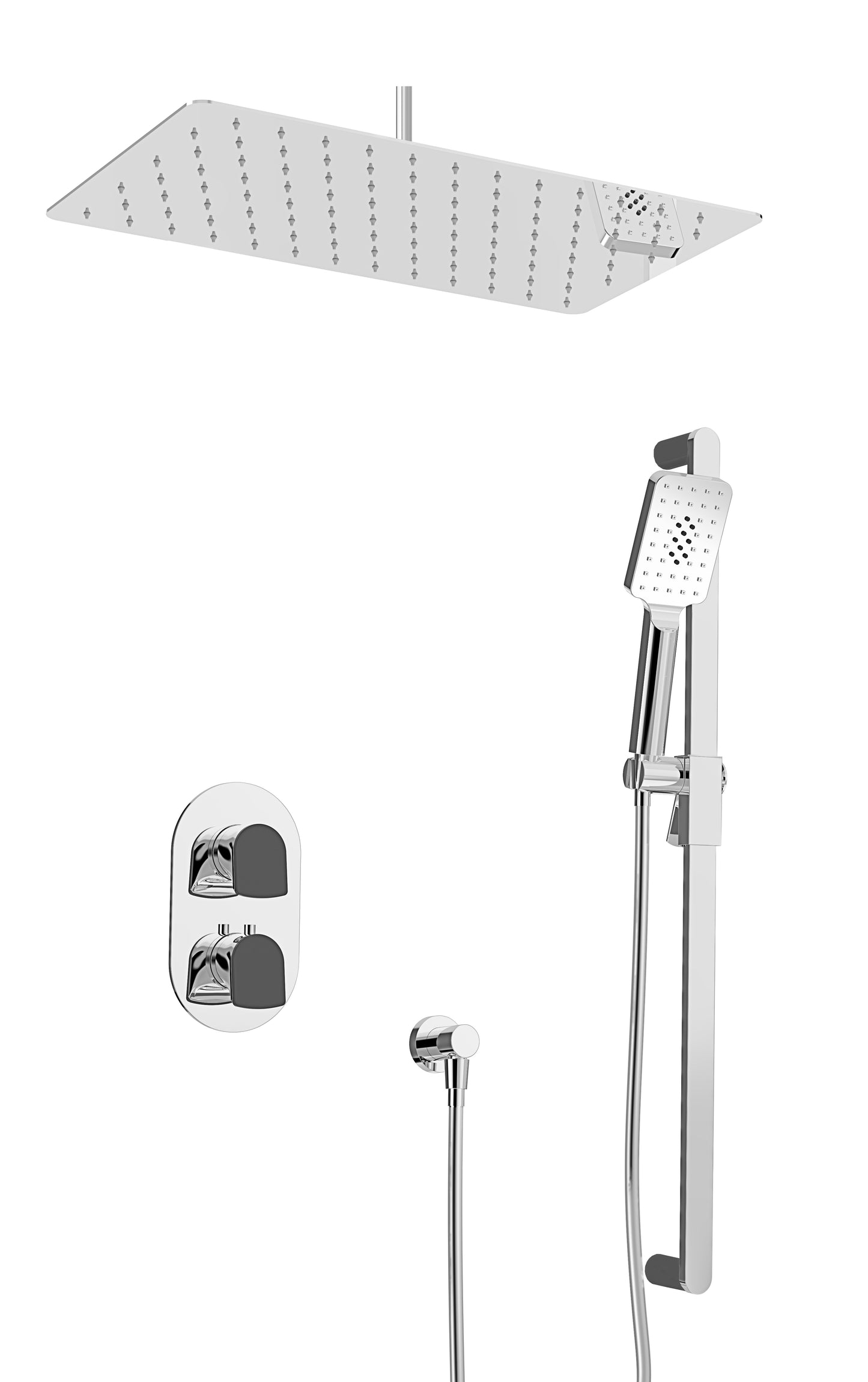 Baril - Accent B56 Trim only for thermostatic pressure balanced shower kit