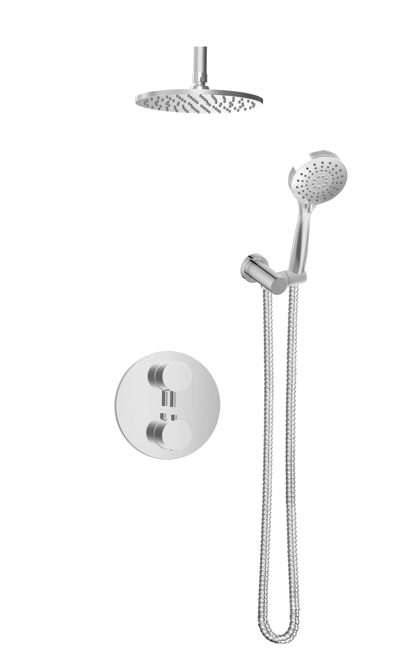 Baril - Zip B66 Trim only for thermostatic pressure balanced shower kit