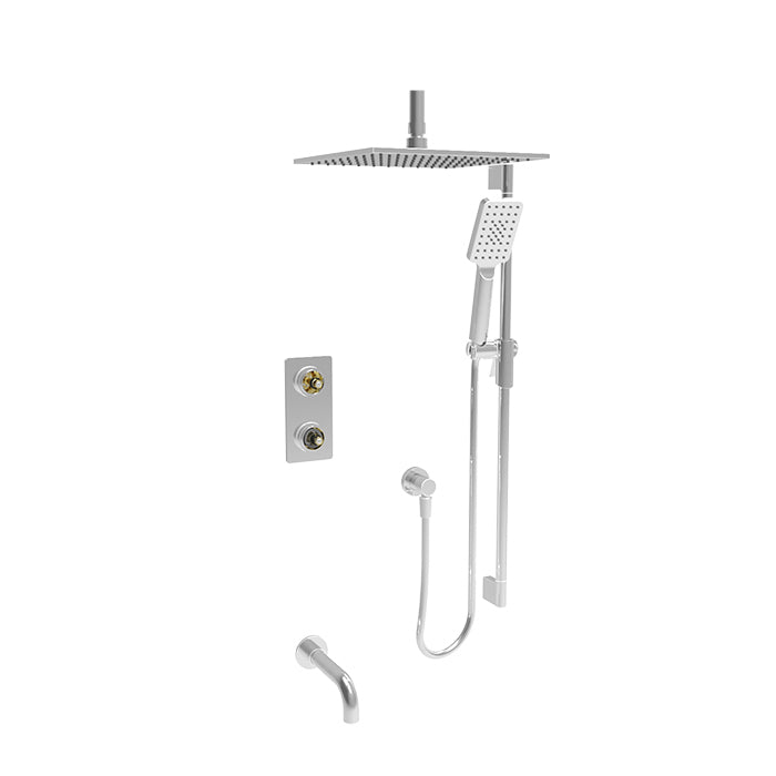 Baril - Air B80 Complete thermostatic pressure balanced shower kit (without handle)