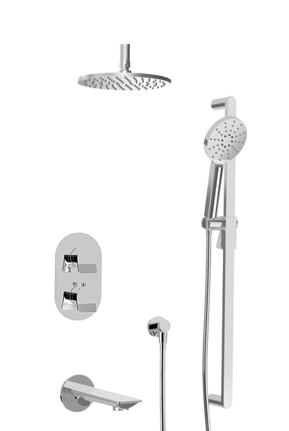 Baril - Profile B46 Trim only for thermostatic pressure balanced shower kit