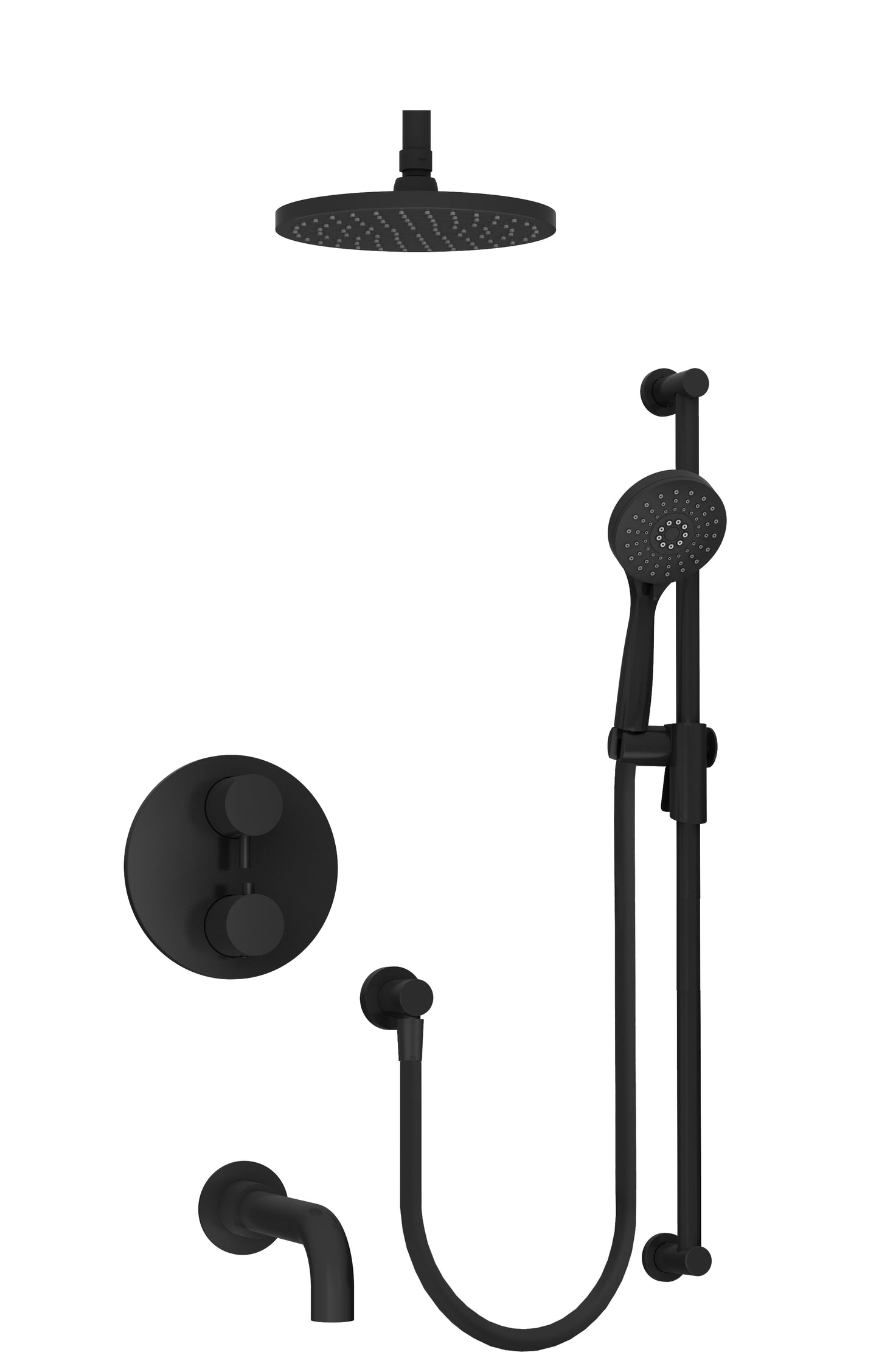 Baril - Zip B66 Trim only for thermostatic pressure balanced shower kit