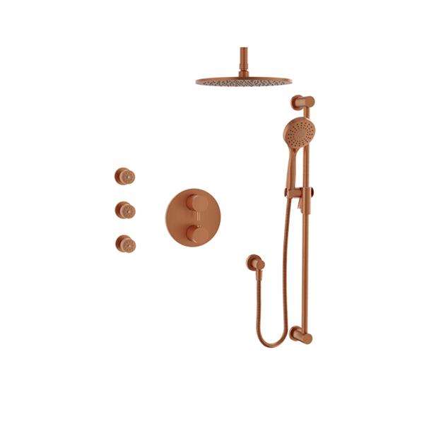 Baril - Zip B66 Complete thermostatic pressure-balanced shower kit
