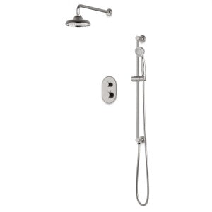 Artos - Classic Thermostatic Shower Trim Kit with Hand Shower on Slide Bar