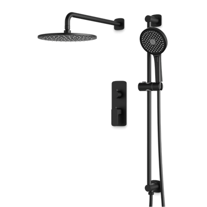 Artos - Harmony Thermostatic Shower Trim Kit with Hand Shower on Slide Bar