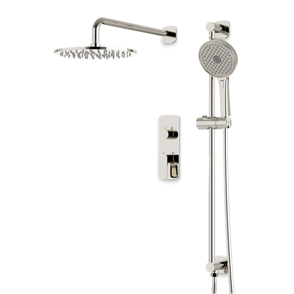 Artos - Harmony Thermostatic Shower Trim Kit with Hand Shower on Slide Bar