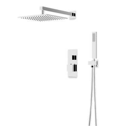 Artos - Edge Thermostatic Shower Trim Kit with Hand Shower