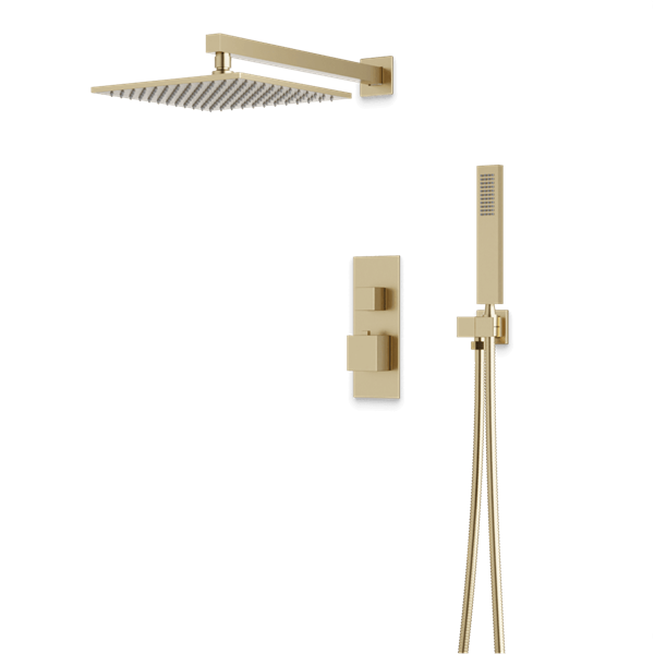 Artos - Edge Thermostatic Shower Trim Kit with Hand Shower