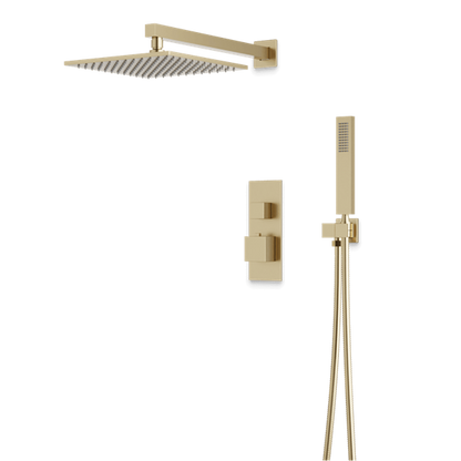 Artos - Edge Thermostatic Shower Trim Kit with Hand Shower