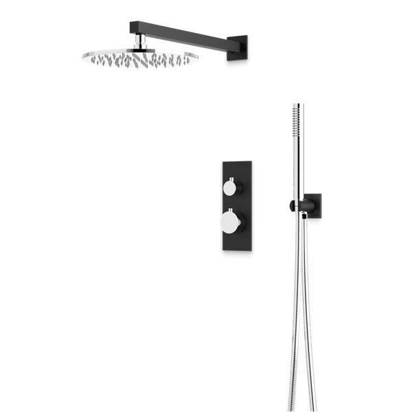 Artos - Otella Thermostatic Shower Trim Kit with Hand Shower
