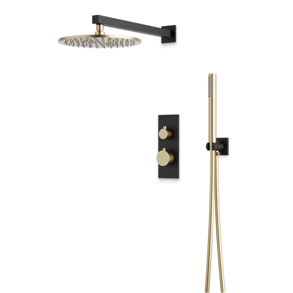 Artos - Otella Thermostatic Shower Trim Kit with Hand Shower