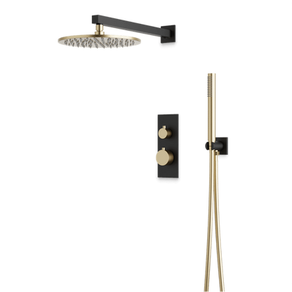 Artos - Otella Thermostatic Shower Trim Kit with Hand Shower
