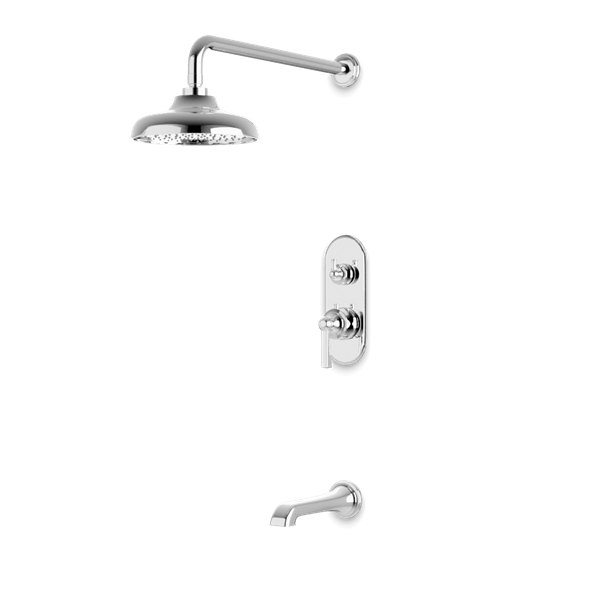 Artos - Classic Thermostatic Shower Trim Kit with Tub Filler