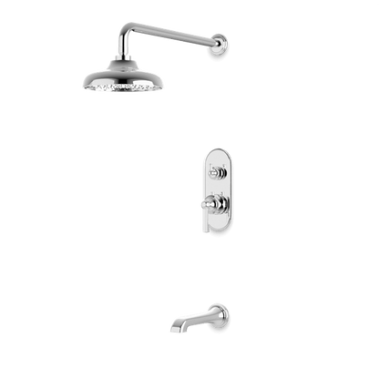 Artos - Classic Thermostatic Shower Trim Kit with Tub Filler
