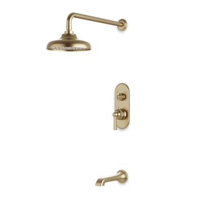 Artos - Classic Thermostatic Shower Trim Kit with Tub Filler