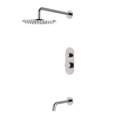 Artos - Opera Thermostatic Shower Trim Kit with Tub Filler