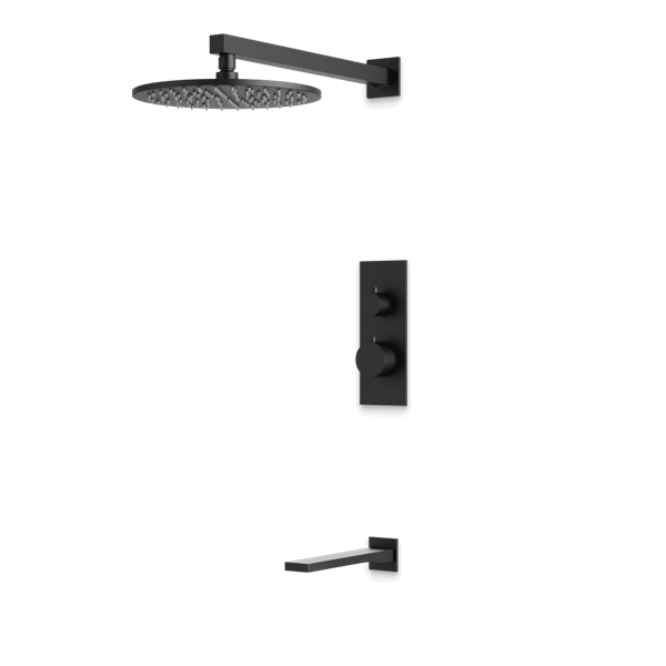 Artos - Otella Thermostatic Shower Trim Kit with Tub Filler