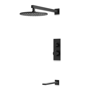Artos - Otella Thermostatic Shower Trim Kit with Tub Filler