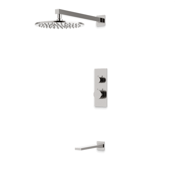Artos - Otella Thermostatic Shower Trim Kit with Tub Filler