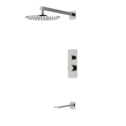 Artos - Otella Thermostatic Shower Trim Kit with Tub Filler