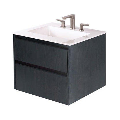 Lacava - Pronto Wall-Mount Under-Counter Vanity With Two Drawers And Plumbing Notch In Back