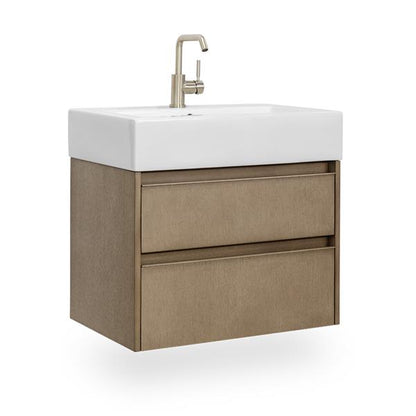 Lacava - Pronto Wall-Mount Under-Counter Vanity With Two Drawers And Plumbing Notch In Back