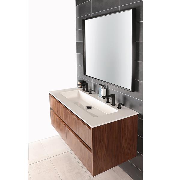 Lacava - Pronto Wall-Mount Under-Counter Vanity With Four Drawers And Plumbing Notch In Back