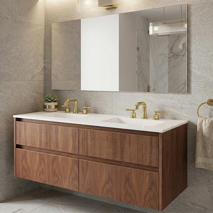 Lacava - Pronto Wall-Mount Under-Counter Vanity With Four Drawers And Plumbing Notch In Back