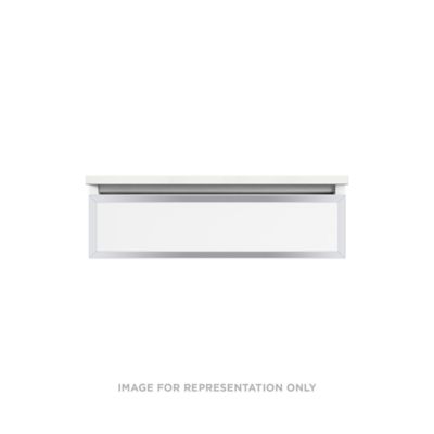 Robern - Profiles Vanity, 30X7.5X21, Tip Out Drawer, Selectable Night Light