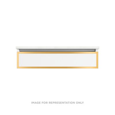 Robern - Profiles Vanity, 36X7.5X18, Plumbing Drawer, Selectable Night Light